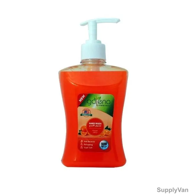 Galeno Anti-Bacterial Liquid Hand Wash, GAL0292, Orange, 500ML