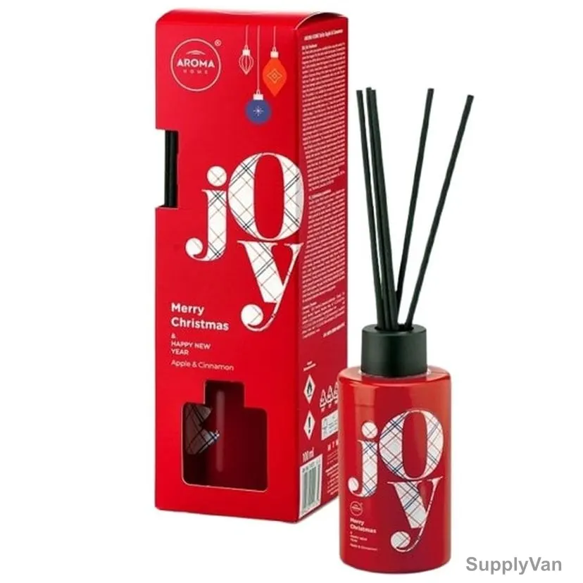 Aroma Home Christmas Reed Diffuser, Apple and Cinnamon, 100ML — image 1