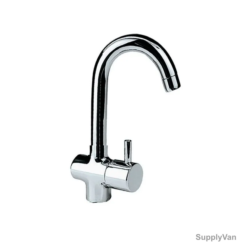 Jaquar Sink Pillar Tap With Swivel Spout, FLR-CHR-5357N, 3 Bar, 16.75 Ltr/Min Flow Rate, Chrome — image 1