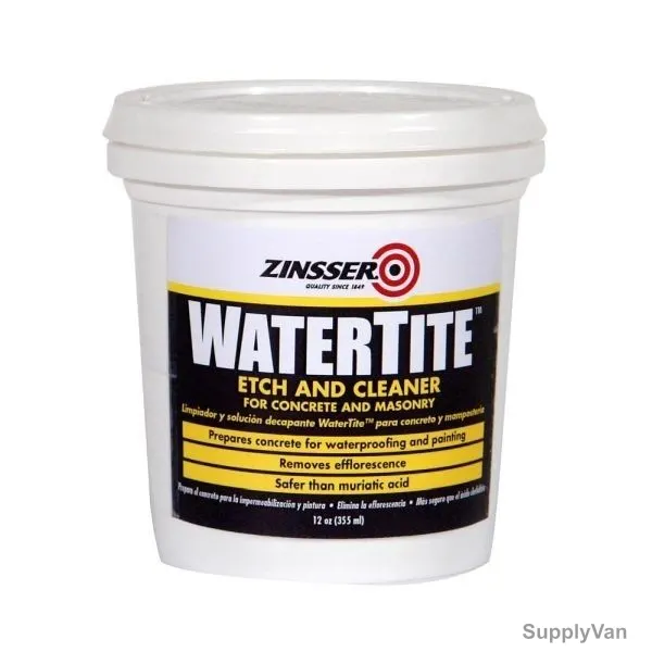 Rust-Oleum Watertite Etch and Cleaner, 05082, ZINSSER, 340G, Clear