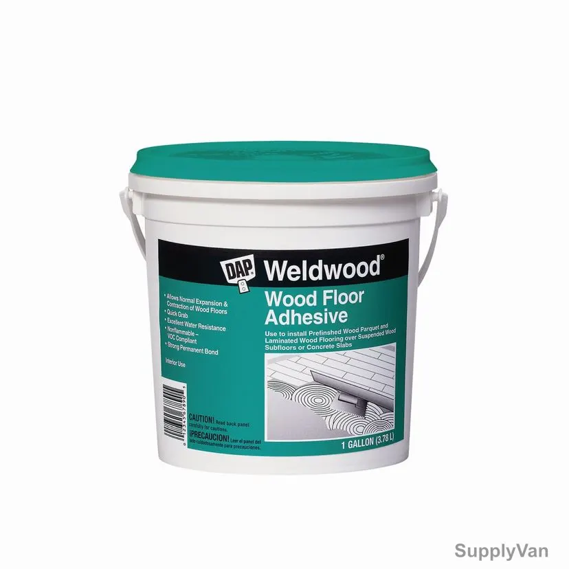Dap Weldwood Wood Floor Adhesive, 25133, Off White, 1 Gal, 4 Pcs/Pack