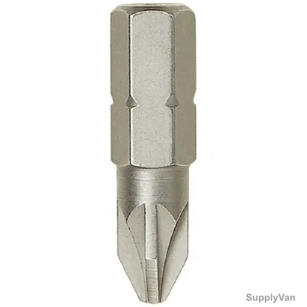 Mechanics Screwdriver Bit, 2-608-12794-003, Single Head, PZ2 x 25MM, 20 Pcs/Pack
