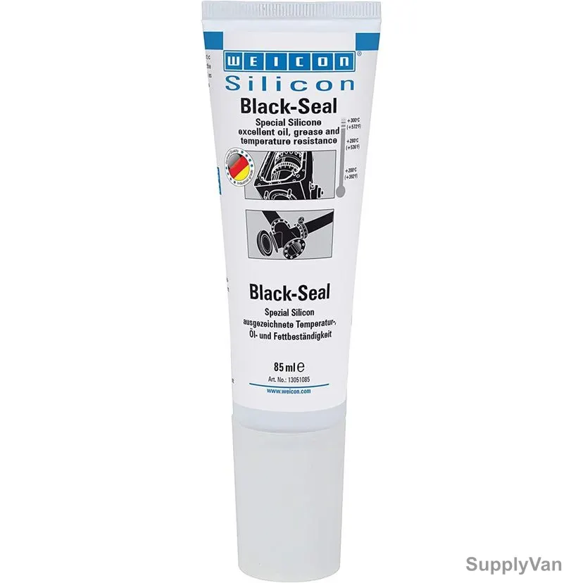 Weicon Black-Seal Special Silicone Sealant, 13051085, 85ML — image 1