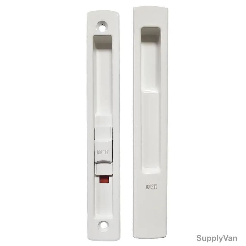 Dorfit Klik Lock Without Key, DTAKL-WH, Aluminium, 28MM Width x 186MM Length, White