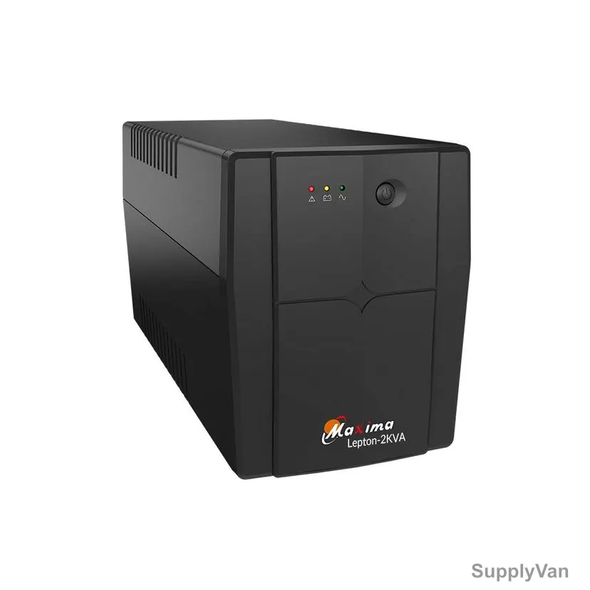 Maxima Line Interactive UPS, Lepton-2KVA, 1 Phase, 140-300VAC, 2x 12V/9Ah Battery — image 1