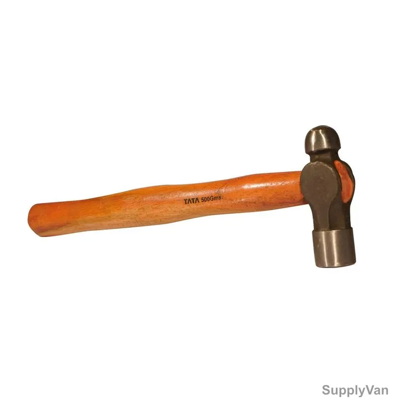 Tata Agrico Ball Pein Hammer With Wooden Handle, HMC003, 500GM