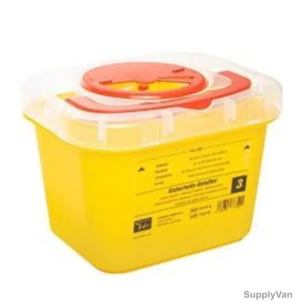 Dailymag Sharp Container, DMS-F03, 13.5CM Height x 16CM Width x 20CM Length, 3 Ltrs, Yellow