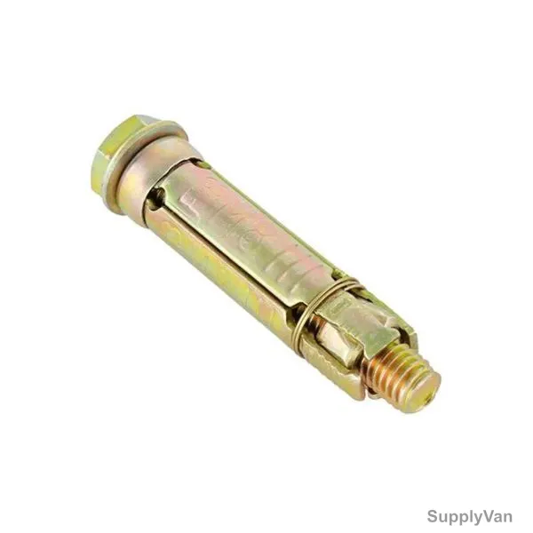 Fix Bolt, Steel, M8, Gold, 5 Pcs/Pack