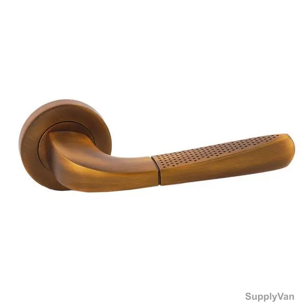 Doganlar Door Handle, Elif, Zinc, Coffee