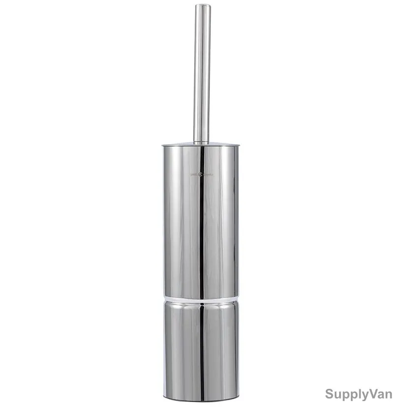 Argent Crystal Toilet Brush Holder, 23540, Silver Colour, Steel — image 1