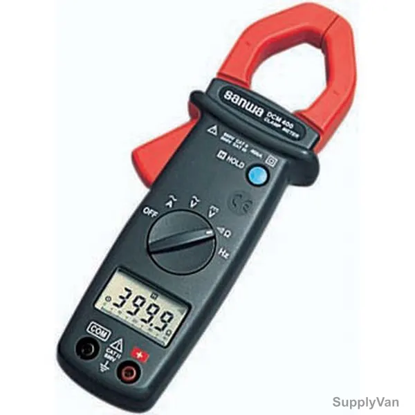 Sanwa Clamp Meter, DCM400, 25MM Jaw, 600VAC