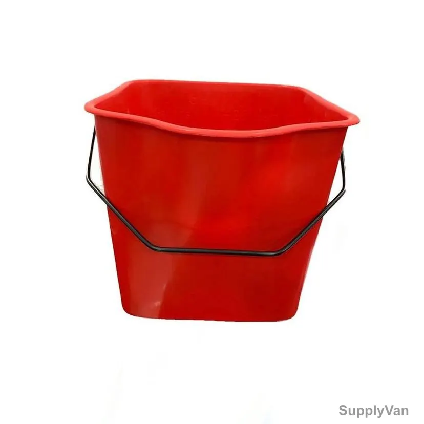 Akc Multi-Functional Bucket, MB07R, Plastic, 20 Ltrs, Red