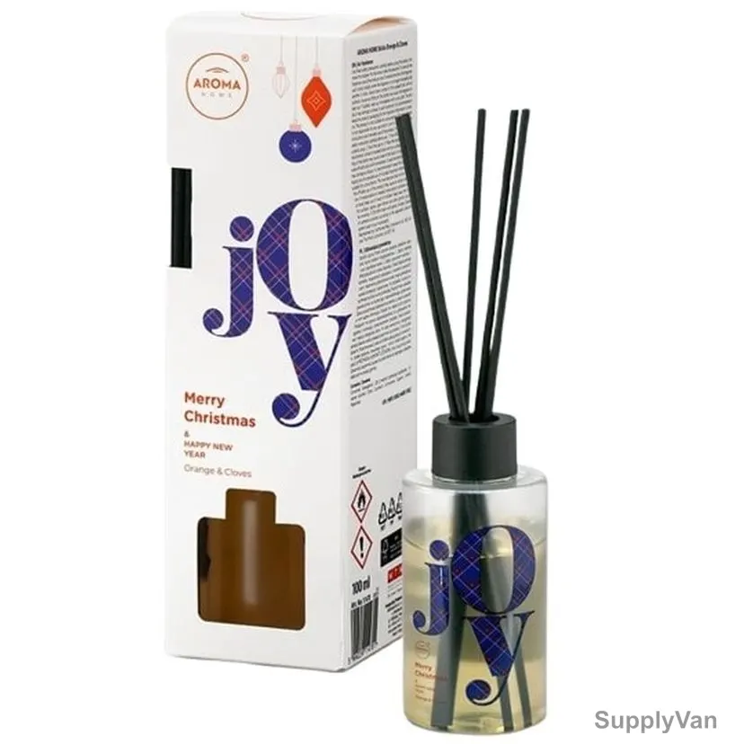 Aroma Home Joy Christmas Reed Diffuser, Orange and Cloves, 100ML — image 1
