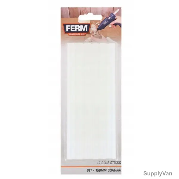 Ferm Glue Stick, GGA1006, 11MM Dia x 150MM Length, 12 Pcs/Pack
