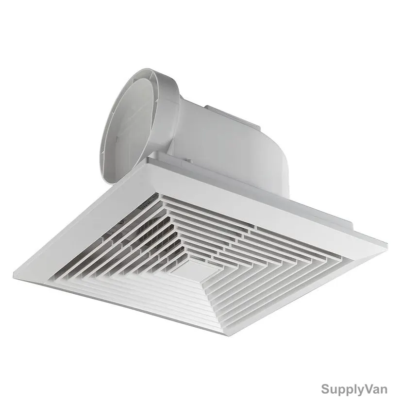 Novex Duct Exhaust Ventilation Fan, NV-BC812, Plastic, 20W, 7 Inch Dia, White