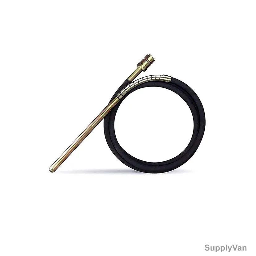 Aqson Concrete Vibrator Poker, 38MM Dia, Black/Silver