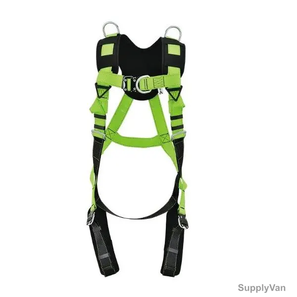 Jech Safety Harness, JE145002N, Vertex Comfy I, 45MM Width, 100 Kg Weight Capacity, Green/Black — image 1