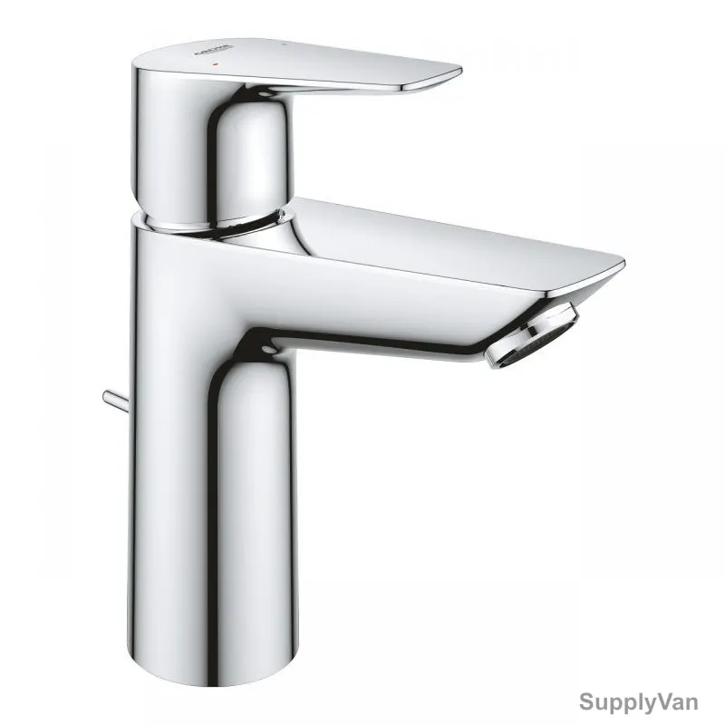 Grohe Single Lever Medium Basin Mixer, 2375810F, BauEdge, Metal, 5.7 Ltrs/Min, Starlight Chrome Finish — image 1