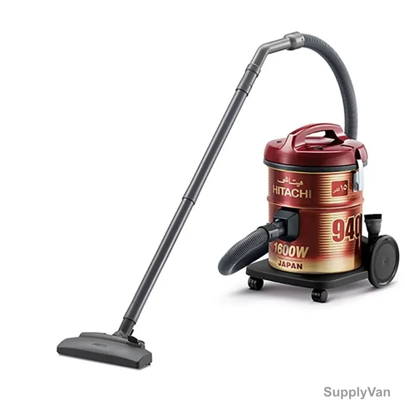 Hitachi Vacuum Cleaner, CV940Y, 1600W, 220V, 15 Ltrs, Wine Red