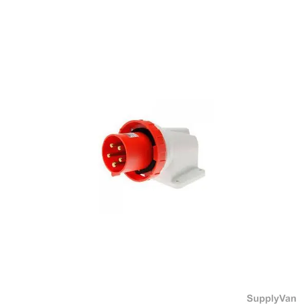 Gewiss 90 Deg Surface Mounting Socket Inlet, GW61453, IP67, 63A, 3P+N+E