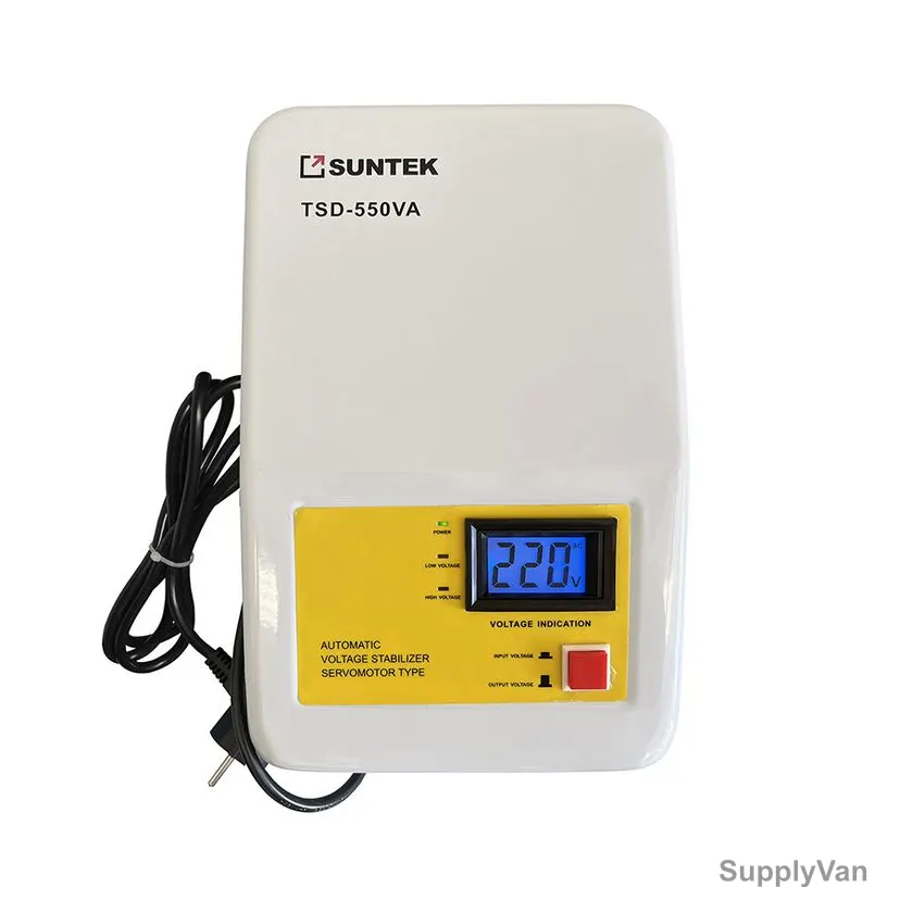 Suntek Servometer Voltage Stabilizer, TSD-550VA, 2A, 120-285V, 550VA