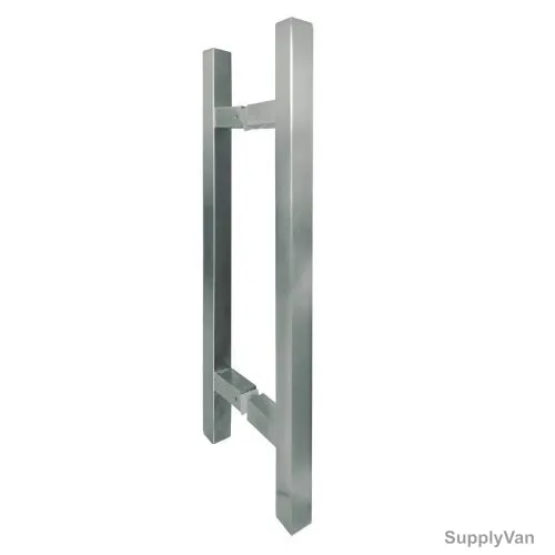 Dorfit H Couple Pull Door Handle, DTPH001SQ-600, Stainless Steel, 600MM, Satin