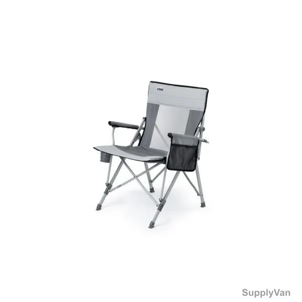 Core Equipment Hard Arm Folding Chair, SHGT-C-40105, Grey