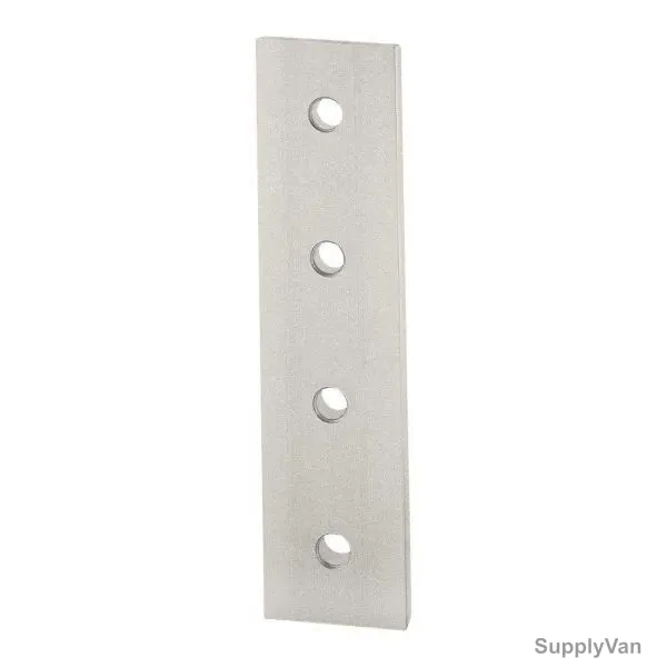 Extrusion Reinforcement Flat Plate, 20 Series, 4 Hole, Aluminium, 18 x 79MM, 5 Pcs/Pack