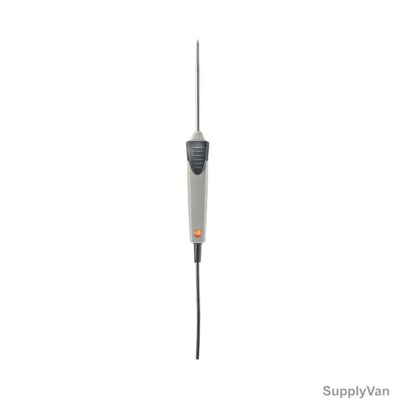 Testo Waterproof Immersion/Penetration Probe With PT100 Temperature Sensor, 0609-1273, -50 to 400 Deg.C
