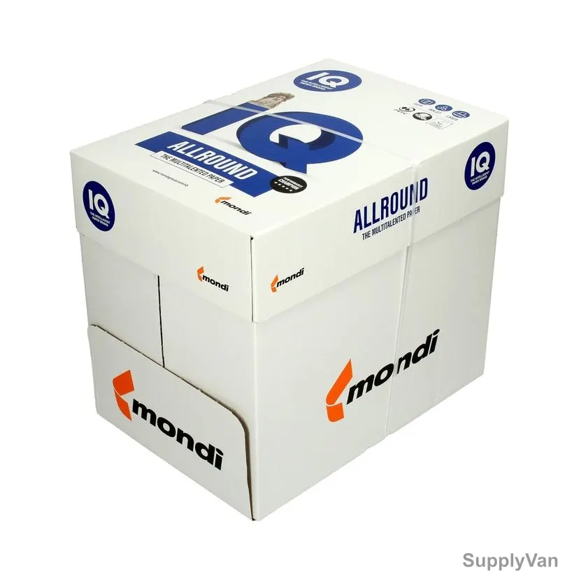IQ Mondi All Round Photocopy Paper, IQAR2500, A4, 80 GSM, White, 2500 Pcs/Box — image 1