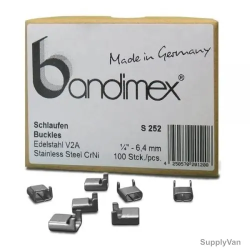 Bandimex Buckle, S-252, 6.4MM, 100 PCS/Box — image 1