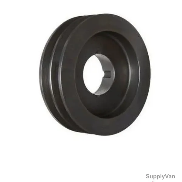 SPB Type V-Belt Pulley, Cast Iron, 2 Slots, 50MM Shaft Dia, 212MM Outer Dia