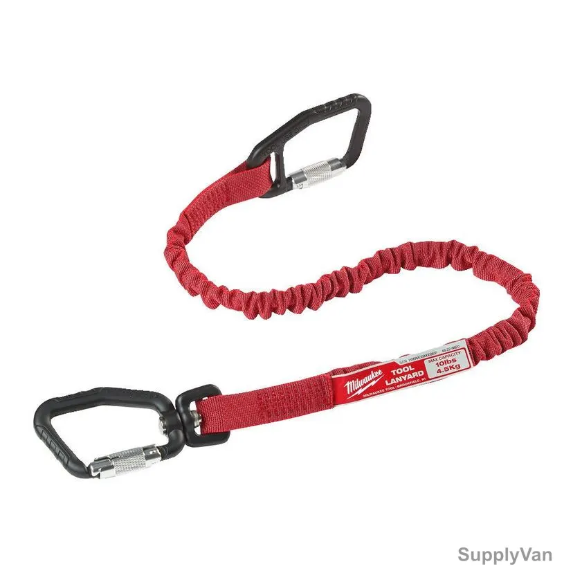 Milwaukee Quick-Connect Locking Tool Lanyard, 4932471429, 780MM, 4.5 Kg Weight Capacity, Red — image 1