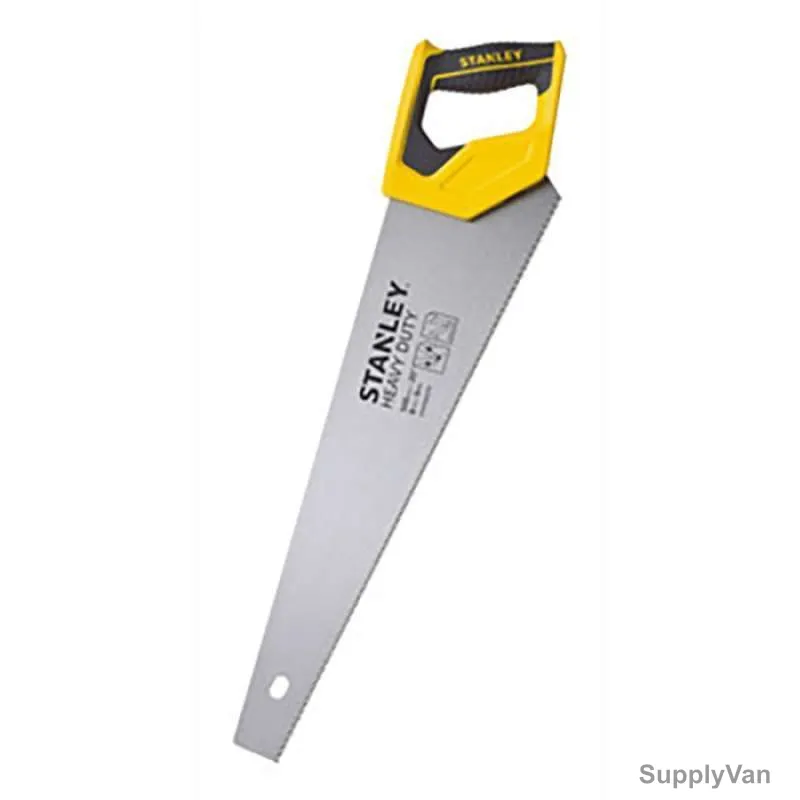 Stanley Heavy Duty Handsaw, STHT20375-LA, 500MM, Yellow/Silver — image 1