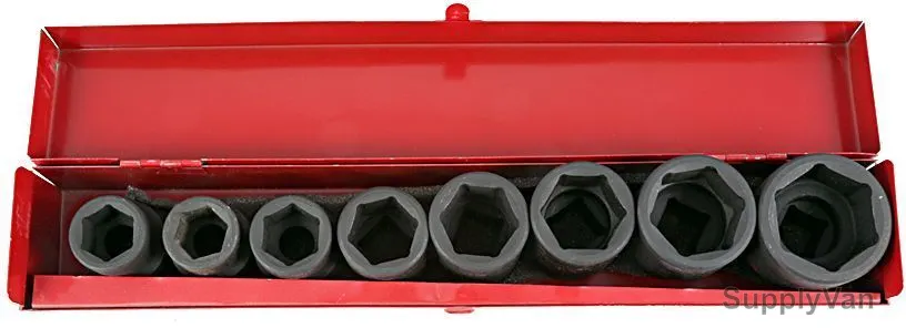 Ega Master Impact Socket Set, 61269, 3/4 Inch Drive, 8PCS