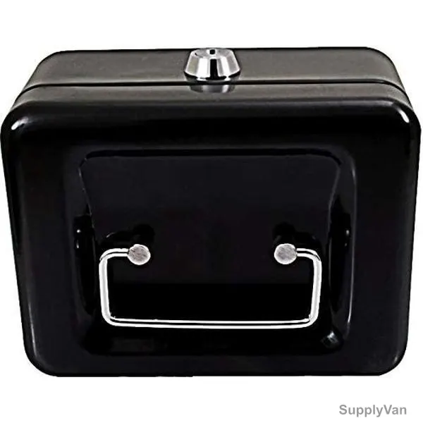Cash Box, Steel, 115 x 152MM, Black — image 1