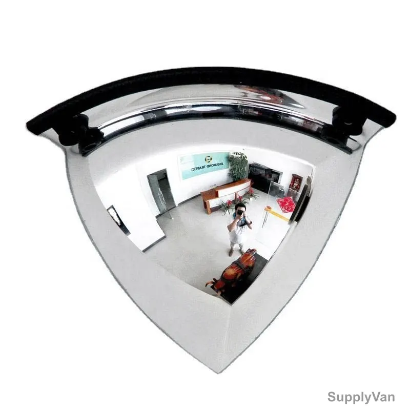 Warrior Quarter Dome Safety Mirror, PMMA, 60CM Dia, 90 Degree Viewing Angle — image 1
