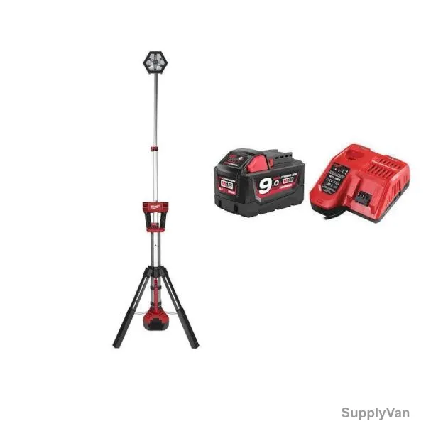 Milwaukee LED Stand Light Kit, M18SAL-901, 18V, 2000 LM, 4 Pcs/Kit — image 1