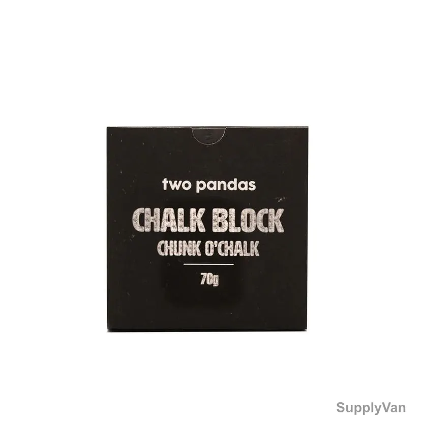 Two Pandas Chalk Block, 70GM, White — image 1