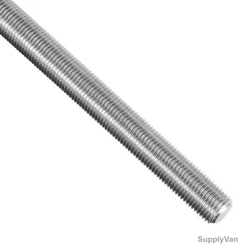 Thread Bar, Mild Steel, M8 Thread Size x 2 Mtrs Length
