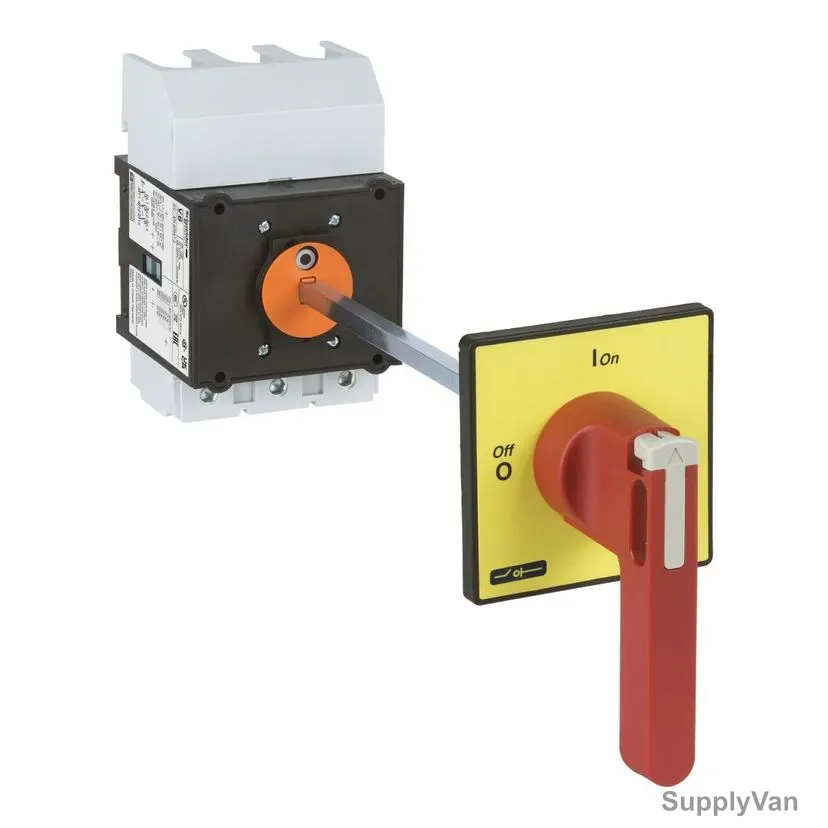 Schneider Electric Emergency Stop Switch Disconnector, VCCF5, TeSys Vario, 3 Pole, 690VAC, 125A