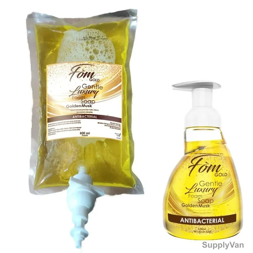 Swish Super Antibacterial Liquid Foaming Hand Soap Refill Pouch With 360ML Pump Bottle, 800ML