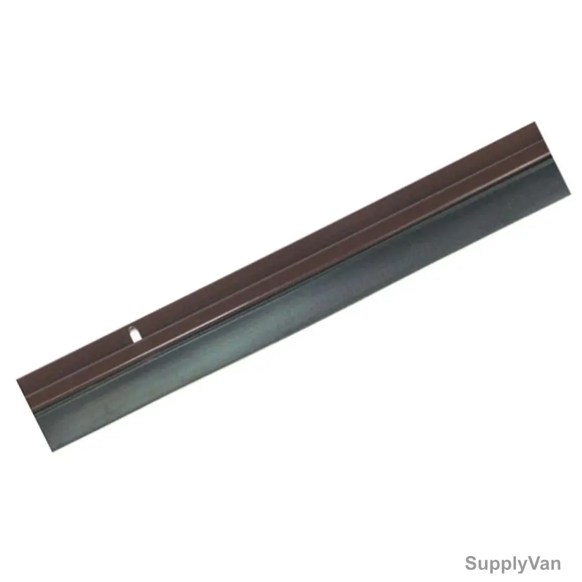 Door Brush, 1 Mtr, Aluminium, Brown