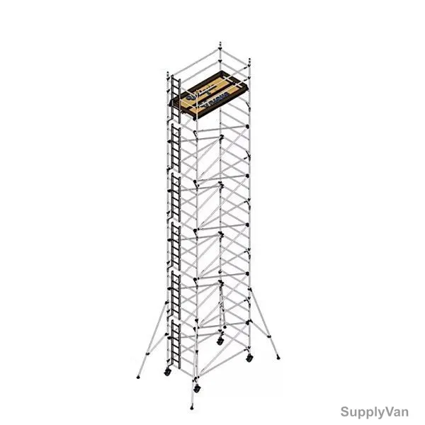 Unique Double Width Scaffolding Tower, USDW-12-30, Aluminium, 12.30 Mtrs, 250 Kg — image 1