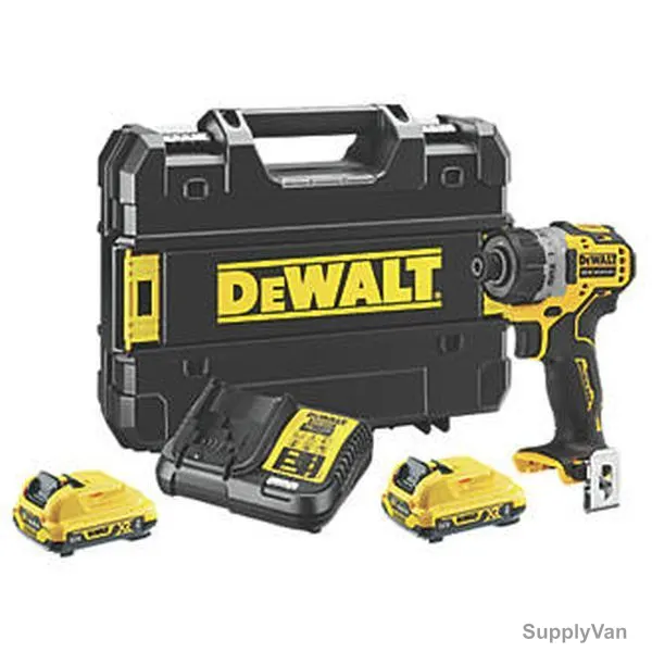 Dewalt Cordless Screwdriver, DCF601D2-GB, 12V, 2.0Ah