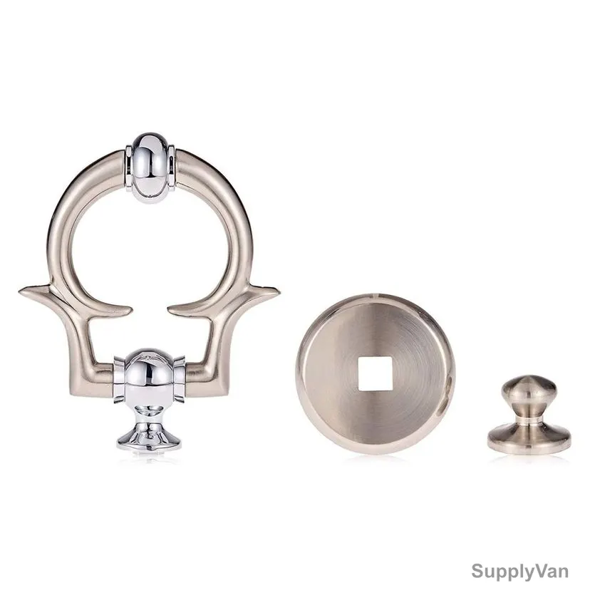 ACS Door Knocker, M-64-SN-CP, Silver