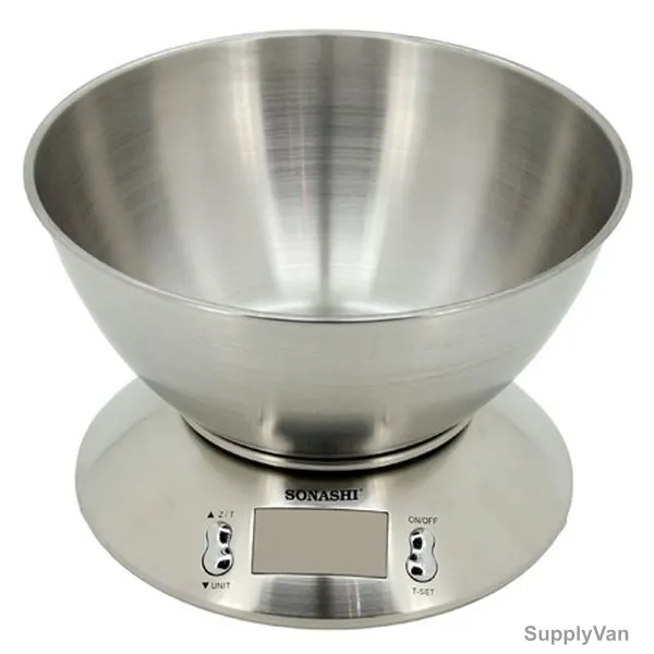 Sonashi Kitchen Scale, SKS-003, 5 KG, Silver