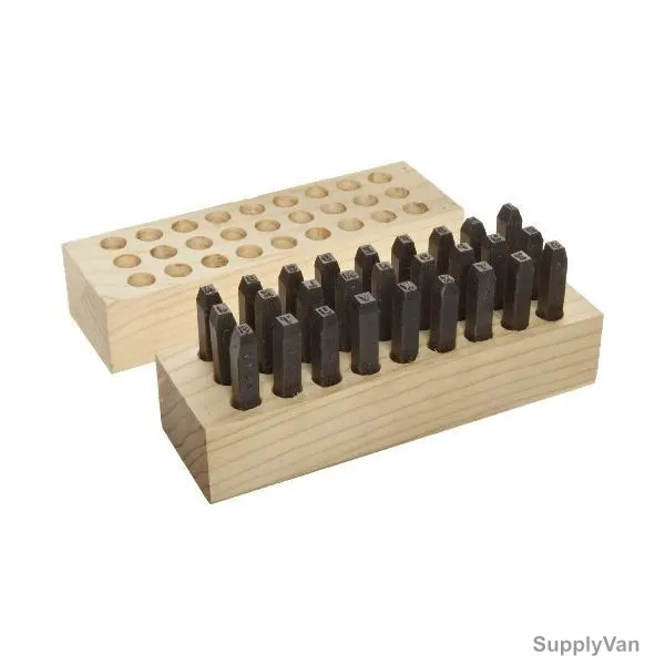 Young Bros Full Character Stamp Letter Set, 03275, 1/8 Inch, 27PCS