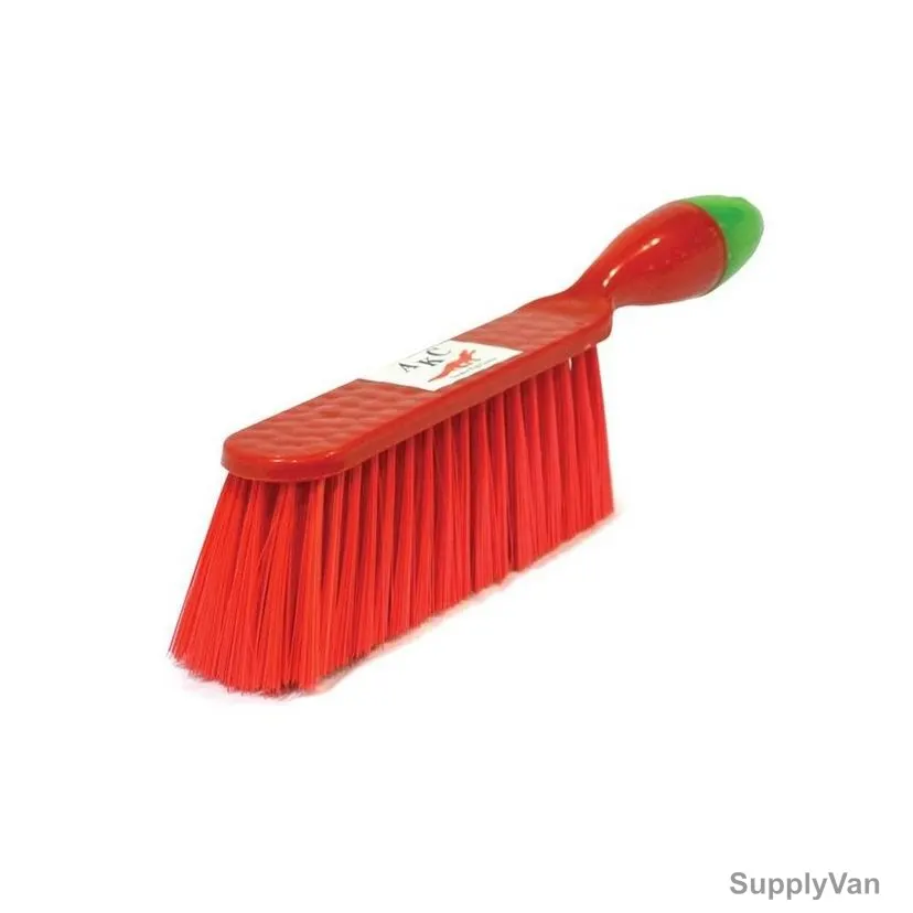Akc Hand Brush, DB04, Plastic, 4.1CM Height x 3.2CM Width x 6CM Length, Red