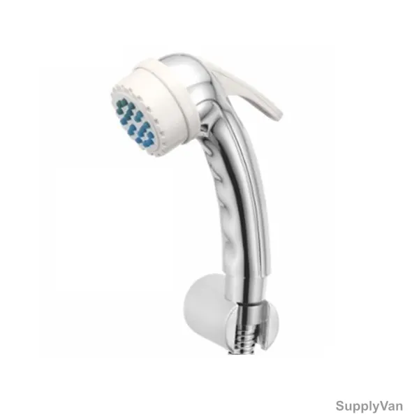 Touch Parry Handheld Shattaf Set With Silicon Nozzle, Chrome